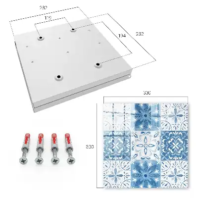 Geometrische tegelpatronen