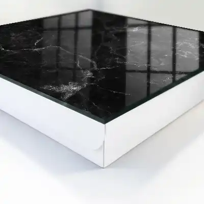 Abstracte marmeren print met contrasterende texturen