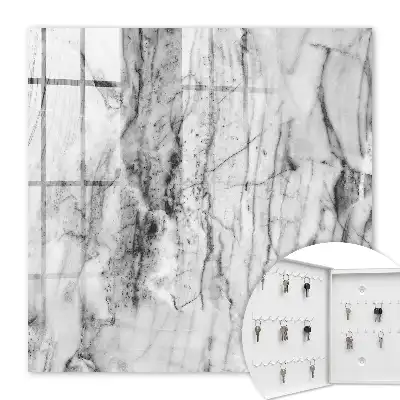 Marmerlook wanddecoratie met contrastrijk design