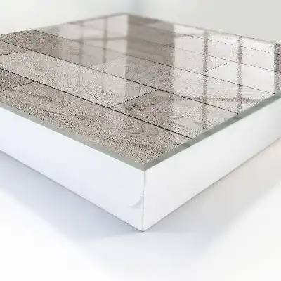 Grijze houten symmetrische compositie