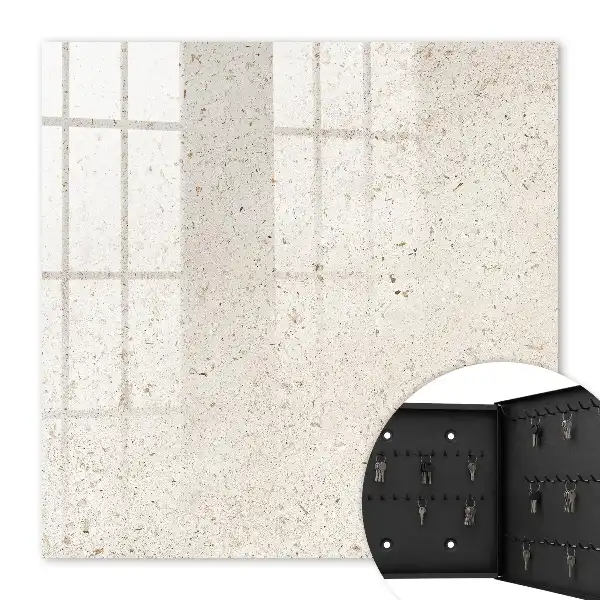 Beige wanddecoratie met natuurlijk karakter