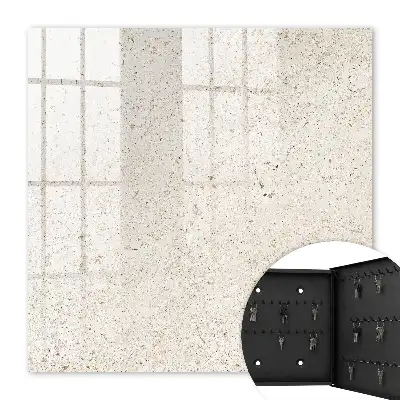 Beige wanddecoratie met natuurlijk karakter