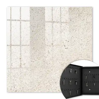Beige wanddecoratie met natuurlijk karakter
