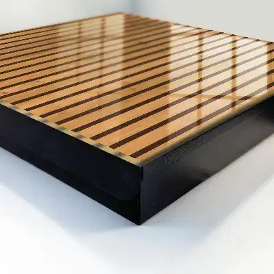 Houten wandpaneel met natuurlijk patroon