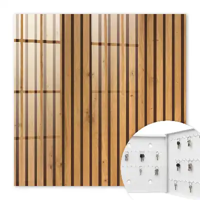 Houten wandpaneel met natuurlijk patroon