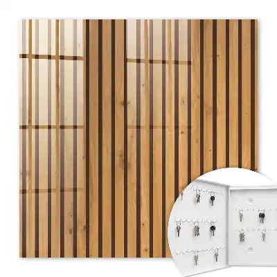 Houten wandpaneel met natuurlijk patroon