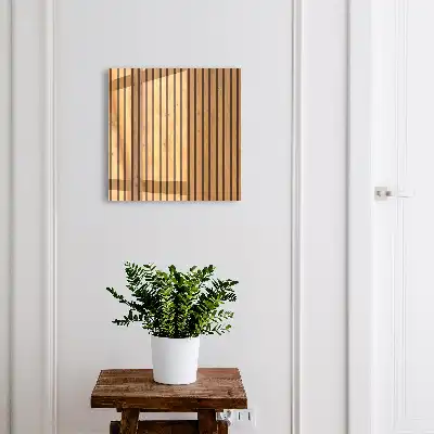 Houten wandpaneel met natuurlijk patroon