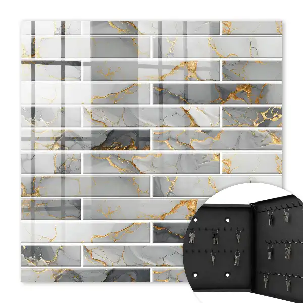 Moderne wanddecoratie in grijstinten