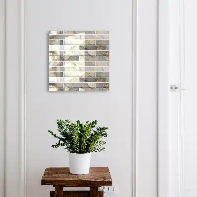 Moderne wanddecoratie in grijstinten