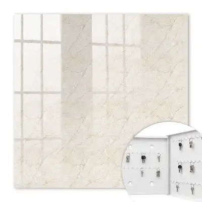 Marmeren salontafel in crème