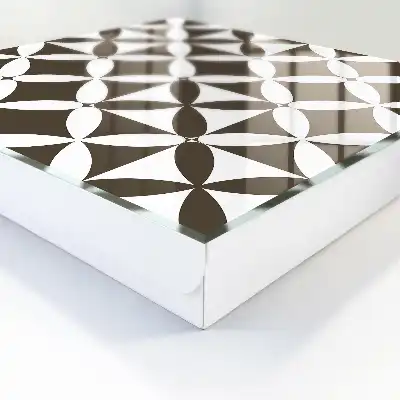 Geometrische compositie met symmetrisch en contrasterend ontwerp