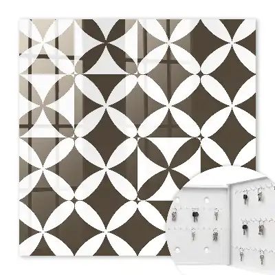 Geometrische compositie met symmetrisch en contrasterend ontwerp