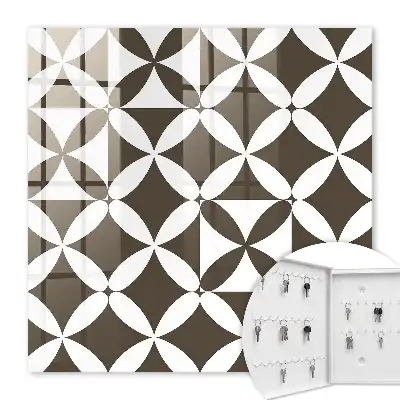 Geometrische compositie met symmetrisch en contrasterend ontwerp