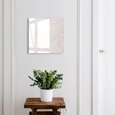 Marmeren visgraat wanddecoratie
