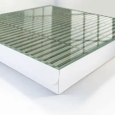 Tegelontwerp met groen patroon