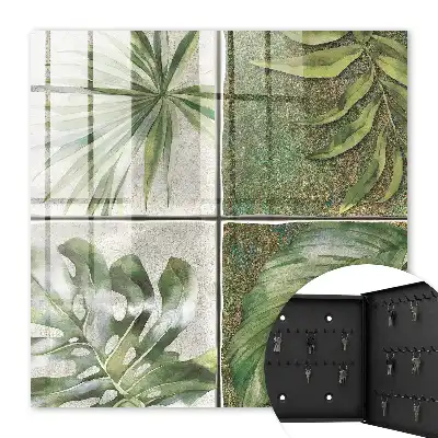 Plantentegels met een aquarelaccent