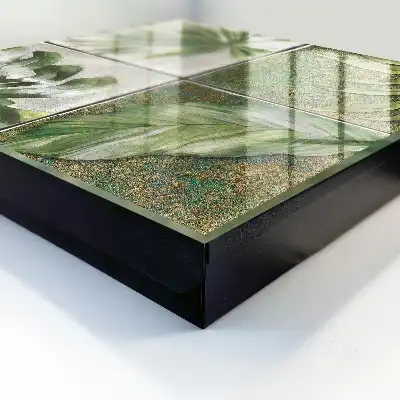 Plantentegels met een aquarelaccent