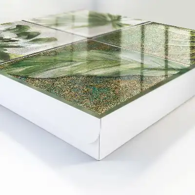 Plantentegels met een aquarelaccent