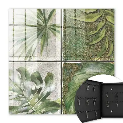 Plantentegels met een aquarelaccent