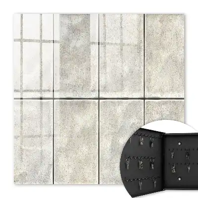 Moderne wanddecoratie met grijstinten