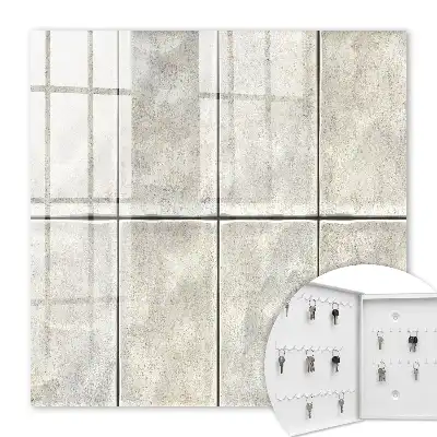 Moderne wanddecoratie met grijstinten