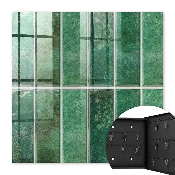 Groen patroon van elegante rechthoeken