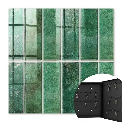 Groen patroon van elegante rechthoeken