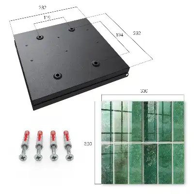 Groen patroon van elegante rechthoeken