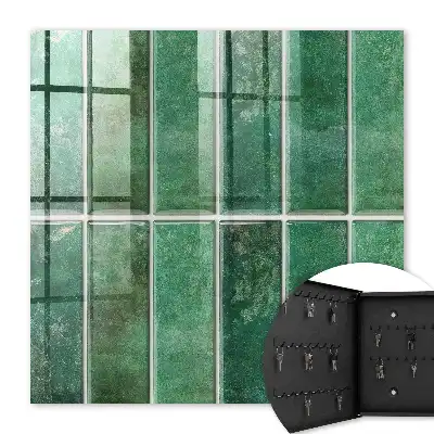 Groen patroon van elegante rechthoeken