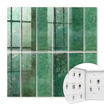 Groen patroon van elegante rechthoeken