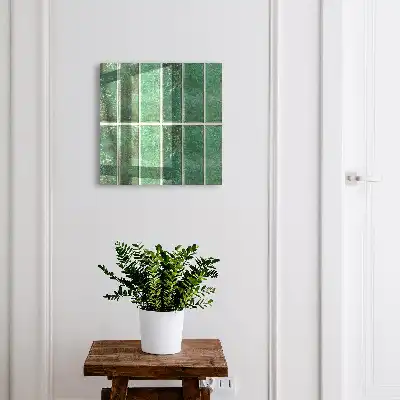 Groen patroon van elegante rechthoeken