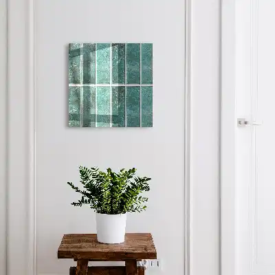 Turquoise tegels