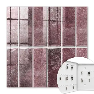 Bordeauxrode tegels met een elegante textuur