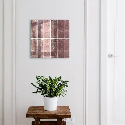 Bordeauxrode tegels met een elegante textuur