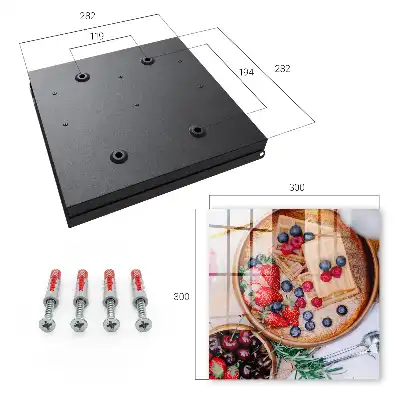 Fruitontbijt op een houten bord