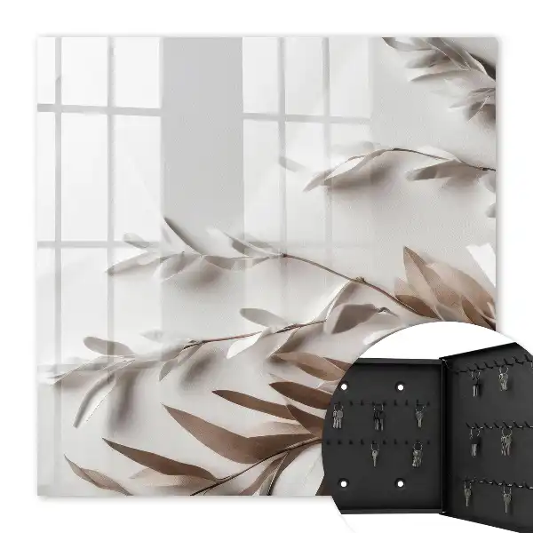 Beige bladeren met een elegante uitstraling
