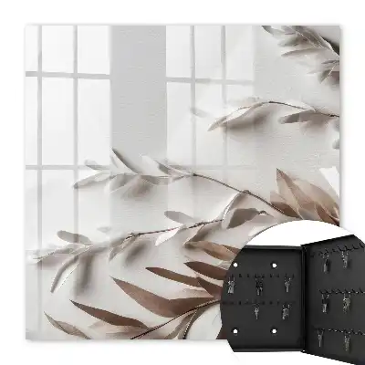 Beige bladeren met een elegante uitstraling