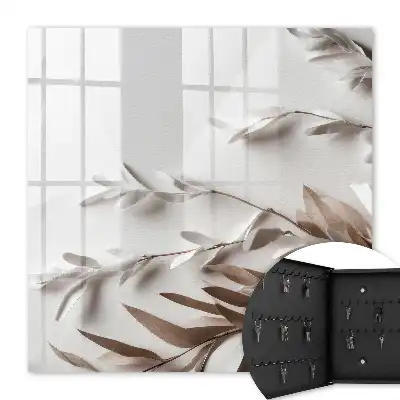 Beige bladeren met een elegante uitstraling