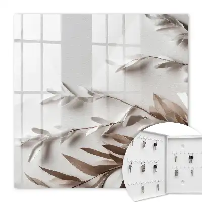 Beige bladeren met een elegante uitstraling