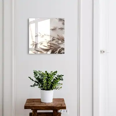Beige bladeren met een elegante uitstraling