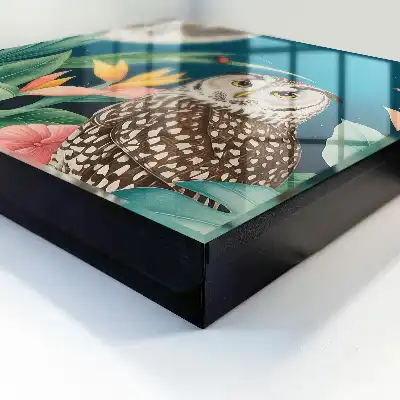 Exotisch plantenlandschap 's nachts