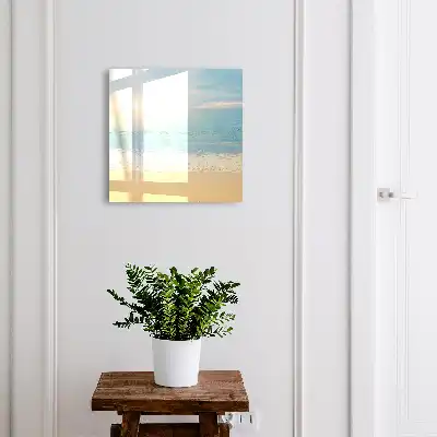 Ochtendlandschap aan zee
