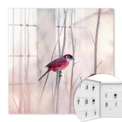 Twee vogels in zachte kleuren