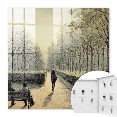Een wandeling in het park op een warme dag