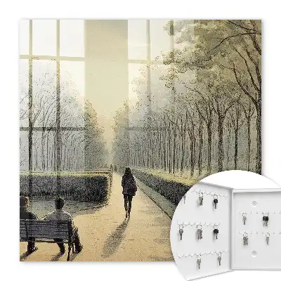 Een wandeling in het park op een warme dag