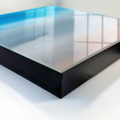 Rustgevende blauwgrijze kleurovergang