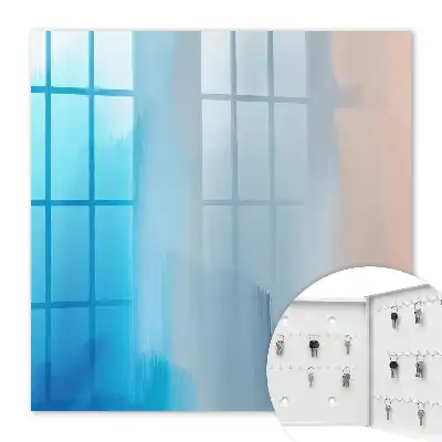 Rustgevende blauwgrijze kleurovergang