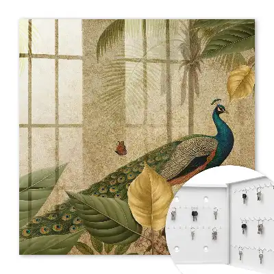 Exotisch landschap met bladplanten