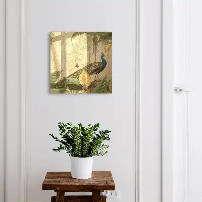 Exotisch landschap met bladplanten