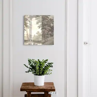Een vredig landschap vol groen
